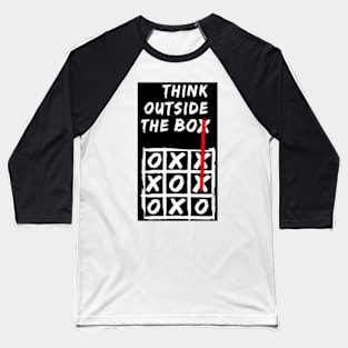 Think Outside The Box Baseball T-Shirt